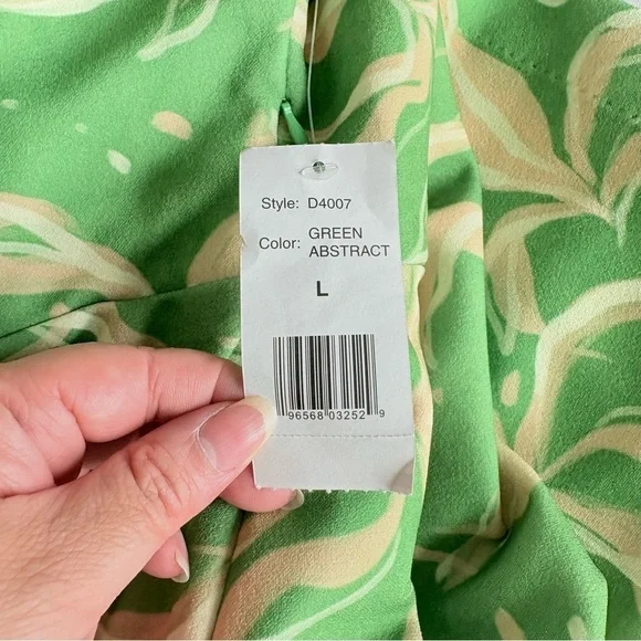 Alexia Admor Vibrant Green Abstract Dress - Picture 7 of 13